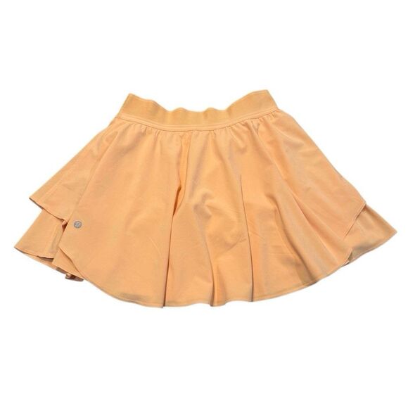 Lululemon Womens Court Rival High Rise Skirt Skort Size 6 Small Summer Glow - Picture 1 of 9